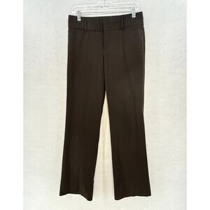 AB Studio Bootcut Gray Dress Pants Elastic Waist Work Business Classic size 4